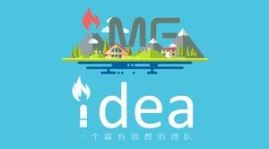 Blue creation image team introduces PPT animation