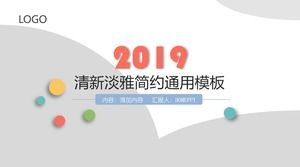 Plantilla PPT simple gris y fresca y elegante