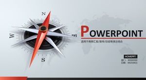 Modelo de PPT multi-gráfico prático de negócios de atmosfera cinza cinza