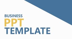 Modello PPT blu business atmosferico minimalista