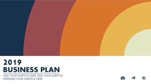 Beautiful vintage toned business PPT template