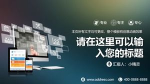 Șablon PPT dinamic, creativ, creativ, colorat