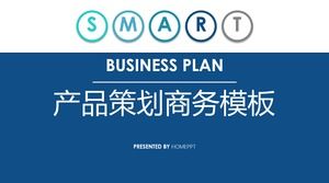 Șablon de tip PPT în stil albastru de afaceri