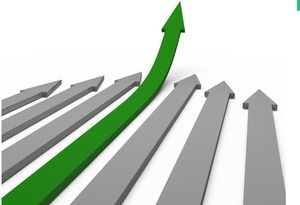 Color 35 HD stereoscopic arrow PPT picture material