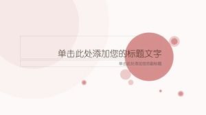 Imagen de fondo rosa minimalista punto redondo ppt