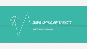 Gambar latar belakang ppt gaya minimalis super minimalis hijau