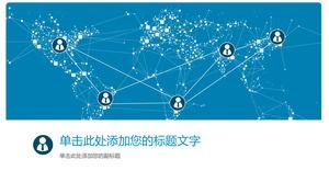 Imagine de acoperire PPT business albastru atmosferic