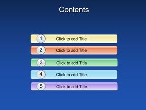 قالب الرسم البياني PPT اللون الرقمي