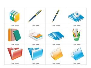 ไอคอนวัสดุสำนักงาน