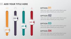 Gráfico PPT de estilo europeo y americano