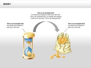 Modelo de gráfico PPT de investimento de gestão financeira requintado