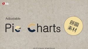 Berbagai pie chart materi PPT chart