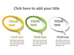 絶妙な漫画フォトフレームテキストボックスPPTチャートテンプレート