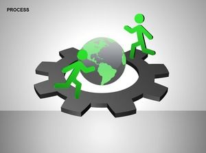 Rafinat verde rafinat și echipament industrial PPT graficul de fundal