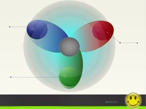 قالب الرسم البياني ستيريو PPT