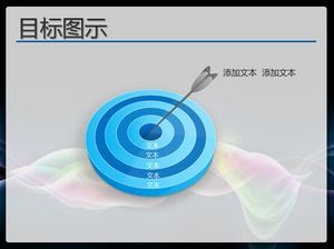 رائعة الملمس الكريستال الرسم البياني PPT