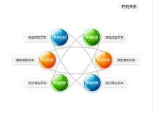 Schöne PPT-Kristallkarte