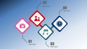 Unduh grafik PPT kotak dinamis yang indah