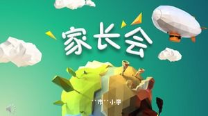 Modèle PPT de réunion de petits parents frais