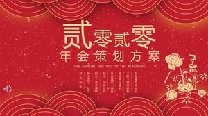 Modello PPT del piano di pianificazione delle riunioni annuali aziendali