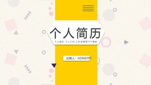 Curriculum vitae para la plantilla de PPT de posición de reclutamiento