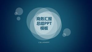 Modello PPT vento tecnologia business cloud semplice