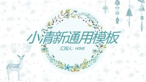 Elegante pequeno fresco universal modelo PPT elegante