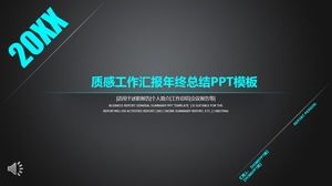 Laporan kerja ringkasan template PPT akhir tahun