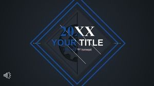 Modelo de ppt de apresentação de empresa de vento europeia e americana