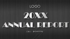 Strukturierte Metallwindarbeitszusammenfassungs-Berichts-Ppt-Schablone