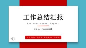 Szablon PPT raportu podsumowującego pionowy podwieszony wiatr