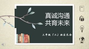 Modèle PPT de réunion des parents de lycéens