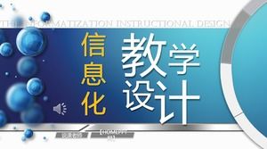 Modèle de didacticiel PPT pour l'enseignement de l'informatisation