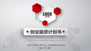 Modelo de PPT de planejamento de plano de financiamento de negócios