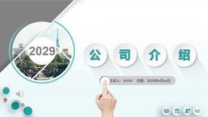 Modello PPT semplice presentazione aziendale