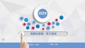 Szablon PPT szkolenia biznesowe pozytywnej energii