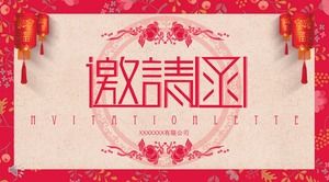 Annual Meeting Invitation Letter PPT Template