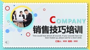 เทมเพลต PPT สำหรับฝึกทักษะทางธุรกิจการขาย