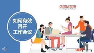 Cara efektif mengadakan templat rapat PPT