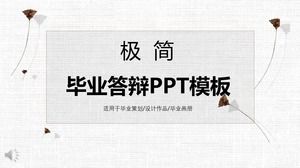 Template PPT kelulusan gaya minimalis lulus