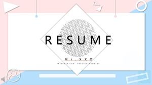 ヒットカラーウィンドPPTテンプレートを再開する