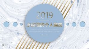 Modèle de CV CPT simple