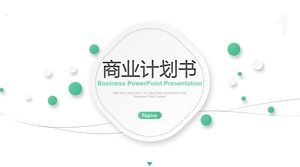 Micro modello ppt tridimensionale semplice piccolo micro business atmosfera semplice