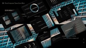 เทมเพลต ppt สรุปการทำงานส่วนบุคคลสไตล์ธุรกิจสิ้นปี