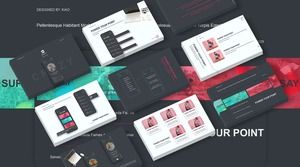 Kısa video ürün işlemi teması ppt şablonu