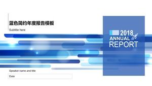 Traducent dreptunghi rotunjit artă creativă minimalistă raport de afaceri șablon ppt