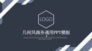 Triángulo geométrico cubierta creativa estilo geométrico informe de resumen de negocio plantilla ppt universal