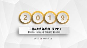 خلفية سطح منخفض نمط الاستريو الصغير ملخص خطة العمل قالب ppt