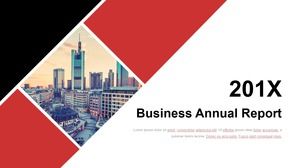 Prosty płaski geometryczny wiatr brązowy biznes raport uniwersalny szablon ppt