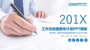 ضوء رمادي منخفض مثلث خلفية مسطحة الأعمال الزرقاء ملخص خطة عمل خطة قالب ppt